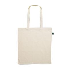 Vue Sac shopping en coton Fairtrade - Osole de couleur marron| Krokrodeal