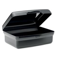 Vue Lunchbox en PP recyclé 800ml - Carmany de couleur noir| Krokrodeal