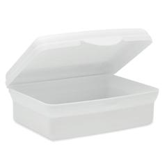 Vue Lunchbox en PP recyclé 800ml - Carmany de couleur blanc| Krokrodeal
