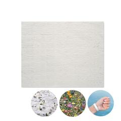 Vue Bracelet en papier graines - Bandsee de couleur blanc| Krokrodeal