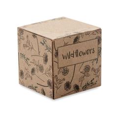 Vue Boule graines de fleurs sauvage - Bombi de couleur marron| Krokrodeal