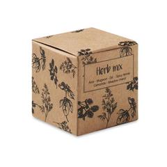 Vue Bombe de graines d'herbes - Bombi iii de couleur marron| Krokrodeal