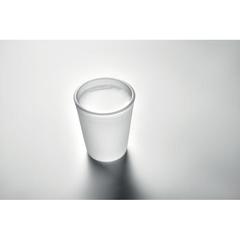 Vue Verre à shot sublimation 44ml - Songoblim de couleur blanc| Krokrodeal