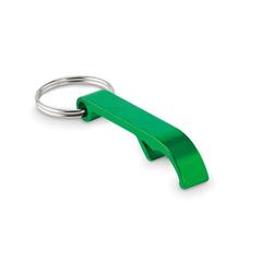 Vue Porte-clés en aluminium recyclé - Ovikey de couleur vert| Krokrodeal