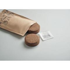 Vue Kit de culture de fraises - Fresa kit de couleur marron| Krokrodeal
