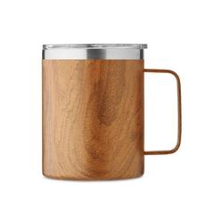 Vue Gobelet double paroi 300 ml - Namib mug de couleur marron| Krokrodeal
