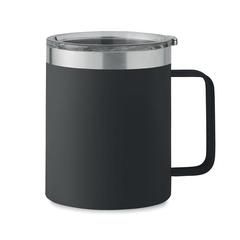 Vue Gobelet double paroi 300 ml - Inari de couleur noir| Krokrodeal