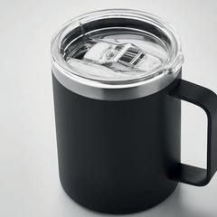 Vue Gobelet double paroi 300 ml - Inari de couleur noir| Krokrodeal