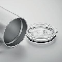 Vue Gobelet double paroi 300 ml - Inari de couleur gris| Krokrodeal