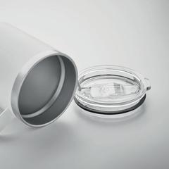 Vue Gobelet double paroi 300 ml - Inari de couleur blanc| Krokrodeal