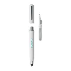 Vue Stylo stylet set de nettoyage - Cleanpen de couleur blanc| Krokrodeal