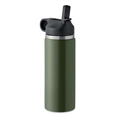 Vue Bouteille à double paroi 500 ml - Ivalo de couleur vert| Krokrodeal