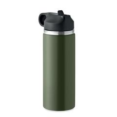 Vue Bouteille à double paroi 500 ml - Ivalo de couleur vert| Krokrodeal