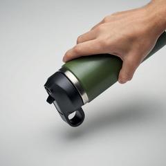 Vue Bouteille à double paroi 500 ml - Ivalo de couleur vert| Krokrodeal
