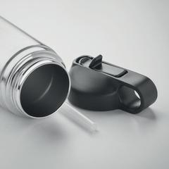 Vue Bouteille à double paroi 500 ml - Ivalo de couleur gris| Krokrodeal