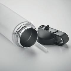 Vue Bouteille à double paroi 500 ml - Ivalo de couleur blanc| Krokrodeal