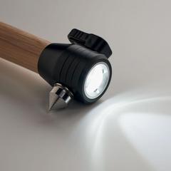 Vue Marteau d'urgence 3 en 1 - Lustre de couleur marron| Krokrodeal