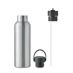 Vue Bouteille double paroi 700 ml - Boali de couleur gris| Krokrodeal