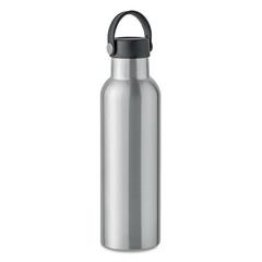 Vue Bouteille double paroi 700 ml - Boali de couleur gris| Krokrodeal