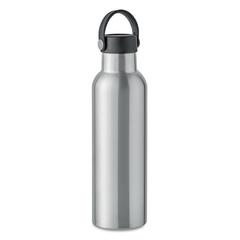 Vue Bouteille double paroi 700 ml - Boali de couleur gris| Krokrodeal