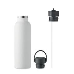 Vue Bouteille double paroi 700 ml - Boali de couleur blanc| Krokrodeal