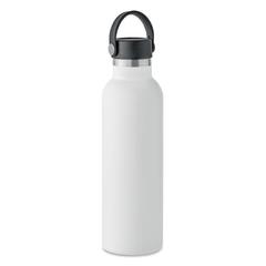 Vue Bouteille double paroi 700 ml - Boali de couleur blanc| Krokrodeal