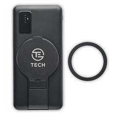 Vue Powerbank et chargeur sans fil - Charge up de couleur noir| Krokrodeal