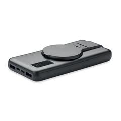 Vue Powerbank et chargeur sans fil - Charge up de couleur noir| Krokrodeal