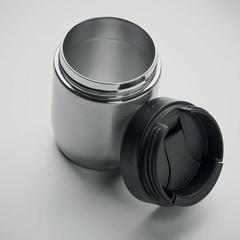 Vue Bouteille double paroi 500ml - Atera de couleur gris| Krokrodeal