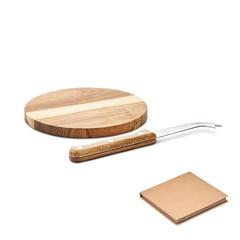 Vue Plateau à fromage en acacia - Ostur de couleur marron| Krokrodeal