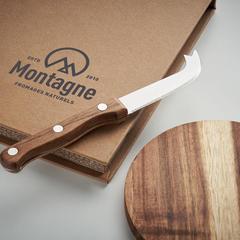 Vue Plateau à fromage en acacia - Ostur de couleur marron| Krokrodeal