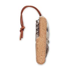 Vue Couteau multi-outils en liège - Multikork de couleur marron| Krokrodeal