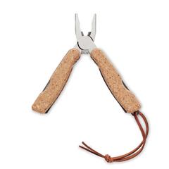 Vue Couteau multifonctions liège - Plierkork de couleur marron| Krokrodeal