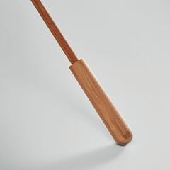 Vue Parapluie 23,5" RPET/bambou - Tutendo de couleur noir| Krokrodeal