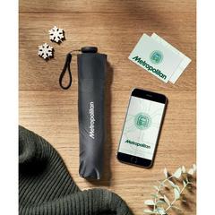 Vue Parapluie pliant ultra léger - Minibrella de couleur noir| Krokrodeal