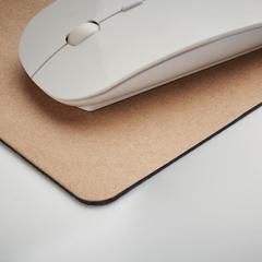 Vue Tapis de souris papier recyclé - Floppy de couleur marron| Krokrodeal