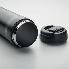 Vue Gobelet double paroi 700 ml - Aira de couleur noir| Krokrodeal