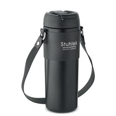 Vue Gobelet double paroi 700 ml - Aira de couleur noir| Krokrodeal