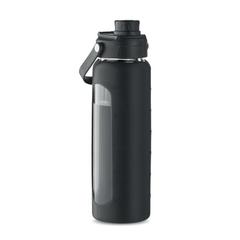Vue Bouteille en verre 750 ml - Keila de couleur noir| Krokrodeal