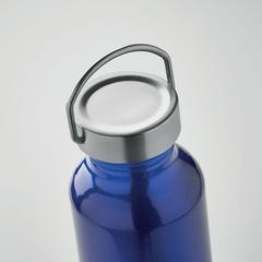 Vue Bouteille en alu recyclé 500ml - Albo de couleur bleu| Krokrodeal