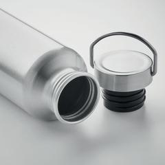 Vue Bouteille en alu recyclé 500ml - Albo de couleur gris| Krokrodeal
