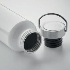 Vue Bouteille en alu recyclé 500ml - Albo de couleur blanc| Krokrodeal