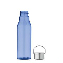 Vue Bouteille en RPET 600 ml - Vernal de couleur bleu| Krokrodeal