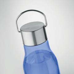 Vue Bouteille en RPET 600 ml - Vernal de couleur bleu| Krokrodeal