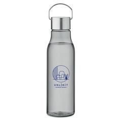 Vue Bouteille en RPET 600 ml - Vernal de couleur gris| Krokrodeal