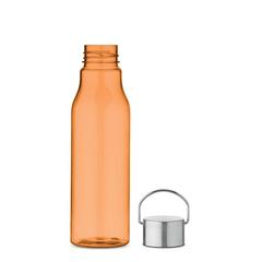 Vue Bouteille en RPET 600 ml - Vernal de couleur orange| Krokrodeal