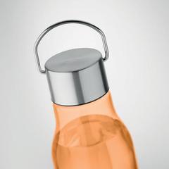 Vue Bouteille en RPET 600 ml - Vernal de couleur orange| Krokrodeal