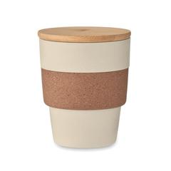 Vue Gobelet en PP recyclé 300 ml - Galao de couleur marron| Krokrodeal