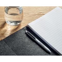 Vue Conférencier A4 en RPET - Feltnote de couleur gris| Krokrodeal