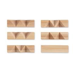 Vue Casse-tête étoile en bambou - Cubenats de couleur marron| Krokrodeal